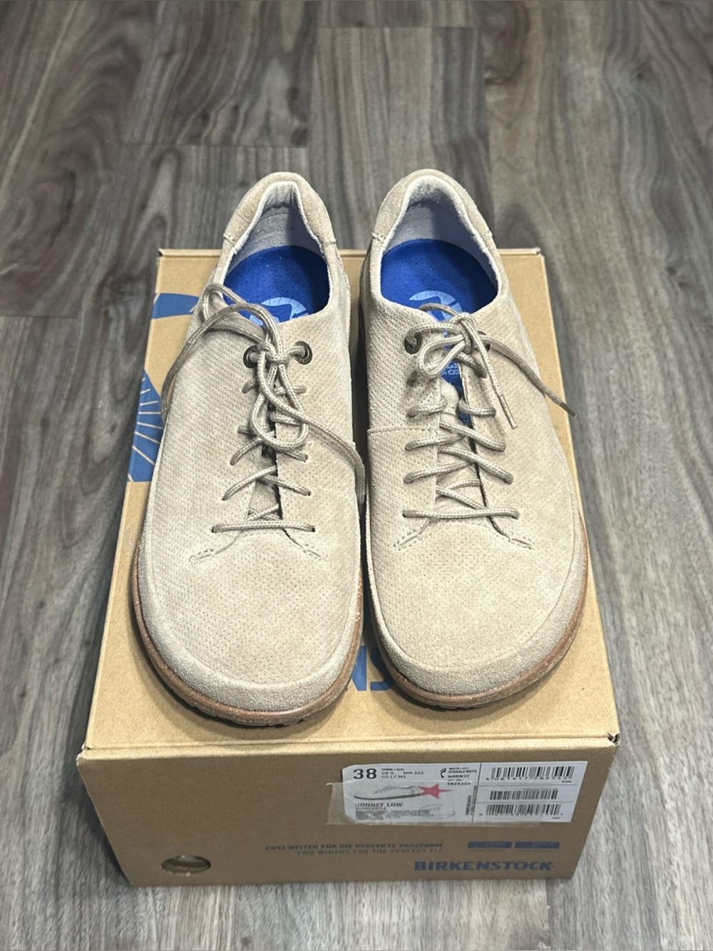 Birkenstock Honnef Low Sneakers EU 38 US 7 Narrow Sandcastle .